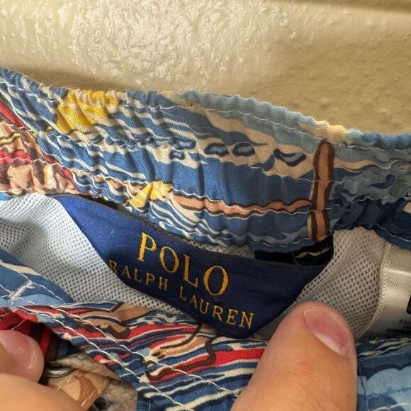 Polo Ralph Lauren Shorts Mens 4XB Tropical Pattern Street Style Swimwear Surfers - Picture 5 of 11
